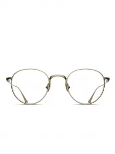 Очки в круглой оправе Matsuda, золотистый