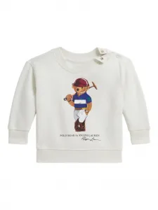 Свитшот с мишкой Поло Polo Ralph Lauren Kids, белый
