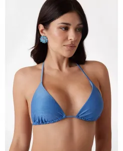 Женский эко-топ с треугольными чашечками GUESS, синий