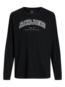 Рубашка с длинным рукавом JACK & JONES Junior, черный