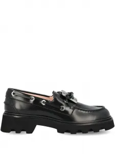 Лоферы с пряжкой Roger Vivier, черный