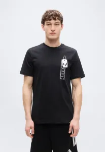 Футболка с забавным графическим принтом месси Adidas Performance, Black