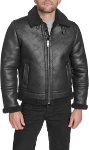 Мужская куртка-бомбер Levi's из искусственной овчины, Black