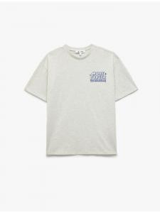 Футболка SS в цвете снежный меланж KOTON