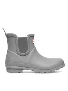 Сапоги резиновые Hunter с тканевой вставкой, серый