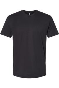 Футболка унисекс из хлопка Next Level, графитовый/черный