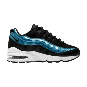 Кроссовки Nike Air Max 95 EP GS 'Black Light Current Blue', черный
