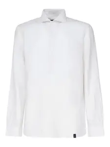 Рубашка поло с отложным воротником Fay, белый