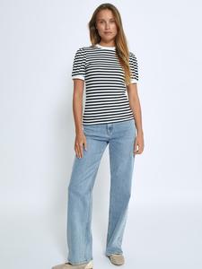 Футболка черная в полоску minus