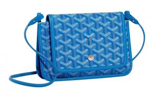 GOYARD Черный мешочек для перьев, Sky Blue