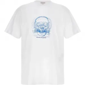 Футболка McQ с принтом черепа Alexander McQueen, белая