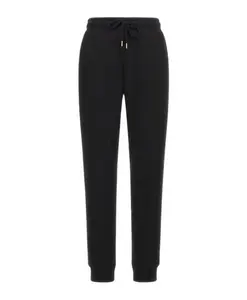 Черные спортивные брюки с монограммой для создания спортивного образа. Roberto Cavalli, черный