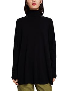 Свитер ESPRIT Rollkragen, черный