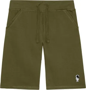 Мужские шорты DALIX Astronaut с вышивкой, мягкий флис, свободный крой