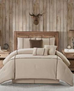 Arvada Solid Cabin Style, 7 предметов. Комплект одеял California King Stratford Park, серый