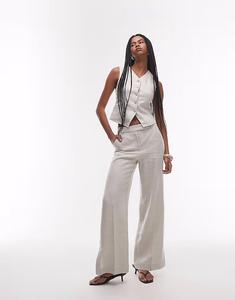 & Other Stories льняные брюки бежевого цвета, комплект