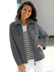 Повседневный образ флисовая куртка Casual Looks, цвет Dunkelgrau-Meliert