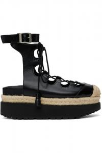 Гилли сандалии на каблуке Sacai, черный