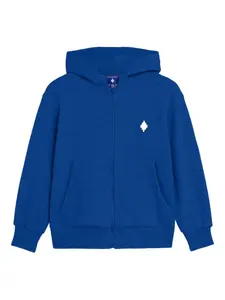 Худи на молнии с капюшоном County Of Milan Kids, синий