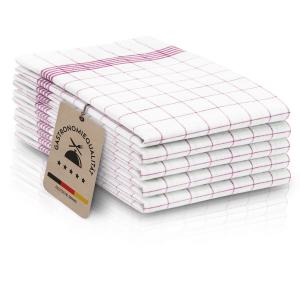 Чайные полотенца Zollner, 50x70 см, красный