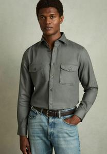 Рубашка REGULAR FIT-WHISPER STRETCH TWIN Reiss, зеленый