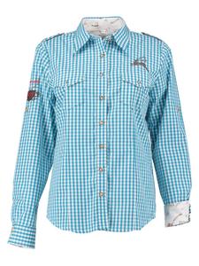 OS-Trachten Традиционная блузка Fronix бирюзового цвета