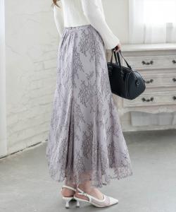 Юбка-русалка с цветочным кружевом <<Новинка>>