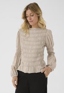 Блуза Cream HENVA, Cobblestone/Beige