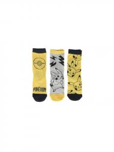 Носки COFI 1453 Pokémon 3er set für Kinder, желтый