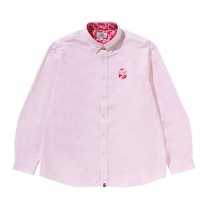 Рубашка BAPE ABC Camo One Point Relaxed Fit Shirt, Pink