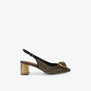 Туфли-челси Kurt Geiger London с декоративными шипами, черный / золотой