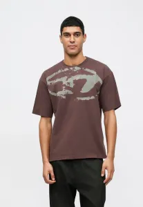 Футболка с принтом Diesel, Brown