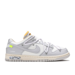 Кроссовки Nike Off-White X Dunk Low 'Lot 49 Of 50', белый