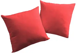 Декоративные подушки вирт, чехлы на подушки без наполнителя, 2 шт Wirth 50х50 см, красный
