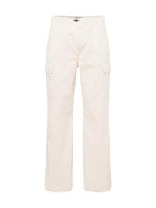 Denim Project Широкие карго-брюки в цвете Off White