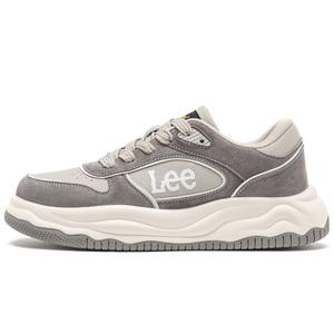 Dissolve Shoes Height Increasing Slip Resistant Low top Skateboard Shoes Men's Lee, светло-серый