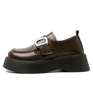 Medd Коричневые лоферы женские, цвет Brown