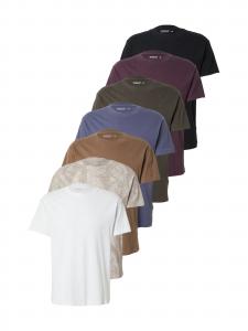 Abercrombie & Fitch Футболка 'ESSENTIAL' в цветах беж, сапфир, коричневый, оливковый, фиолетовый, черный, белый