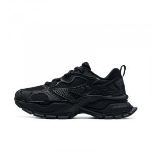 Утепленные низкие повседневные туфли Basque Warm, увеличивающие рост, мужские, против морщин, цвет какао XTEP, Black/Coal Black