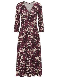 Laura Scott Платье миди с бордовым узором