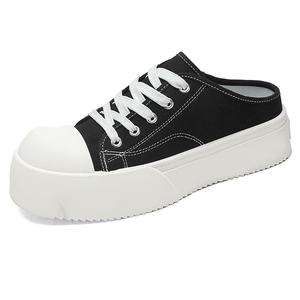 SHOUBA Износостойкие сандалии с закрытым носком, мужские, черные