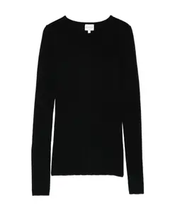 Шерстяной свитер с круглым вырезом Birgitte Herskind, черный