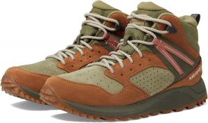 Женские водонепроницаемые походные ботинки Merrell Wildwood Mid из кожи, Forest