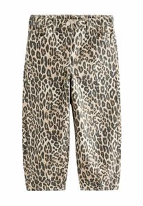Мешковатые джинсы LEOPARD PRINT BARREL Next, коричневый