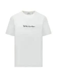 Футболка с коротким рукавом и принтом "Стрела" Off-White, белый