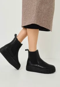 Элегантные ботильоны на платформе Tamaris, Black Leather