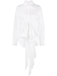 Рубашка с драпировкой QUIRA, белый