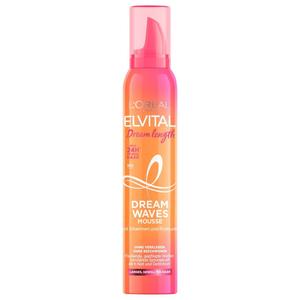 Мусс для волос elvital dream length dream waves mousse Loreal Paris, объем 200 мл