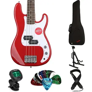 Набор для электрического баса Squier Mini Precision - Dakota Red