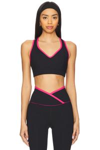 Рубчатый бюстгальтер V Year Of Ours, black & magenta